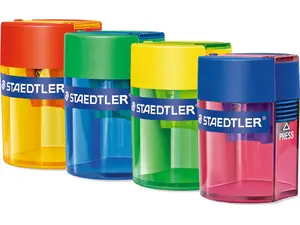 Ξύστρα STAEDTLER 511 006 βαρελάκι μονή διάφορα χρώματα